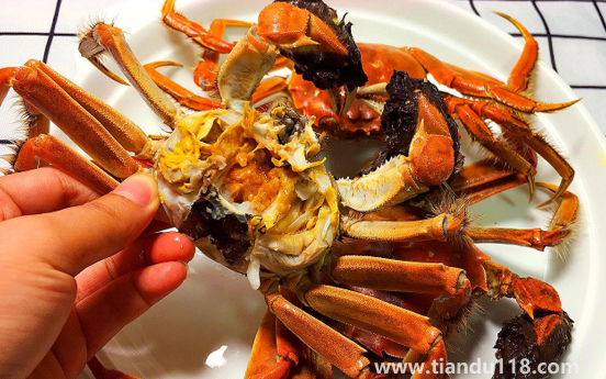 吃了螃蟹吃什么去寒氣(吃螃蟹的注意事項)(圖2) 吃了螃蟹吃什么去寒氣2