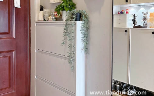 鞋柜可以放在陽臺上嗎(鞋柜放進(jìn)門左邊還是右邊)(圖4) 鞋柜可以放在陽臺上嗎4