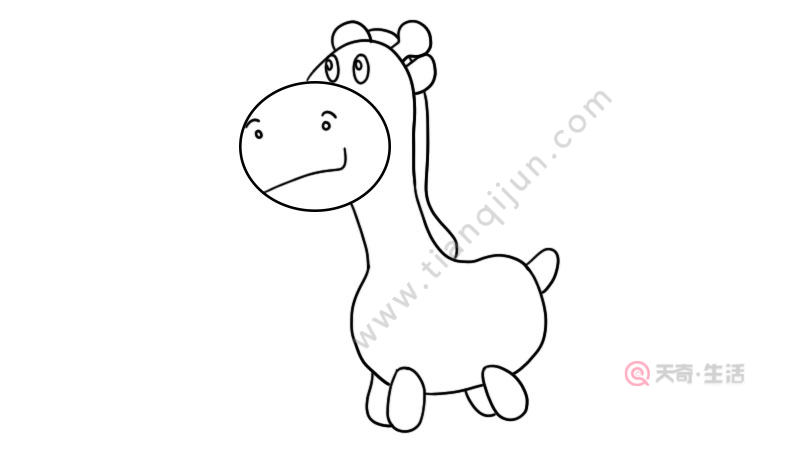 兒童節(jié)斑馬玩具簡筆畫教程(圖3) 兒童節(jié)斑馬玩具簡筆畫教程