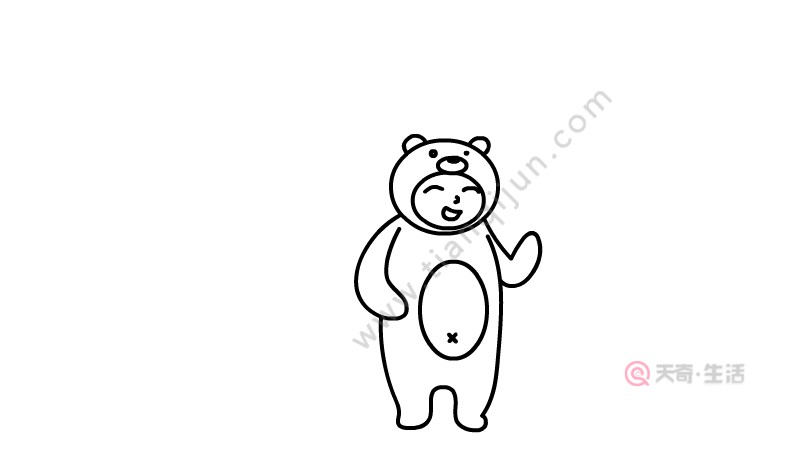 兒童節(jié)玩偶服簡(jiǎn)筆畫(huà)怎么畫(huà) 兒童節(jié)玩偶服簡(jiǎn)筆畫(huà)畫(huà)法(圖3) 兒童節(jié)玩偶服簡(jiǎn)筆畫(huà)怎么畫(huà)